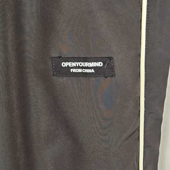 Mens STAR Graphic Print Drawstring Waist Cargo Pants Loose Fit WHIMSIGOTH Grunge - Picture 3 of 9